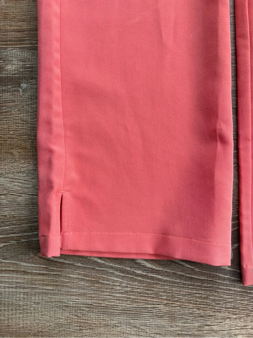Mandala Women’s High Waisted Wide Leg Scrub Pants Sunkissed Coral XS Regular